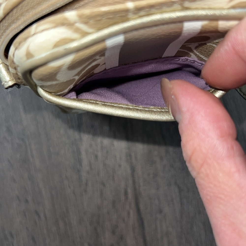 Coach Beige Wristlet - Picture 7 of 9